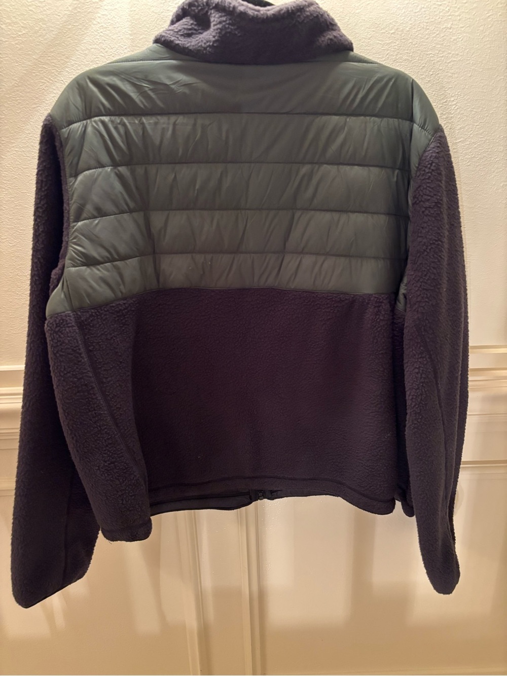 ZYIA Olive Quilted & Charcoal Fleece Jacket - Picture 4 of 5